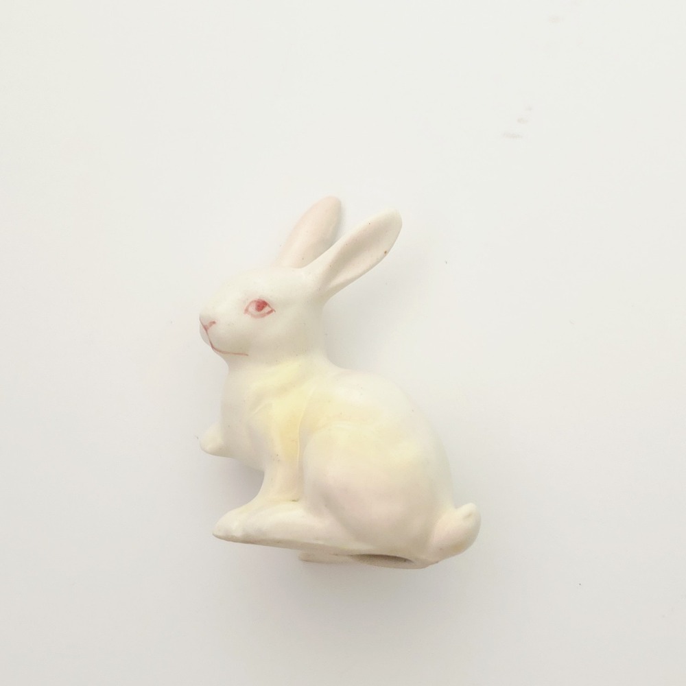 Vintage Lefton Bunny Rabbit Figurines Pair Made In Japan - Picture 11 of 14